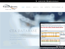 Tablet Screenshot of foremosttrading.com